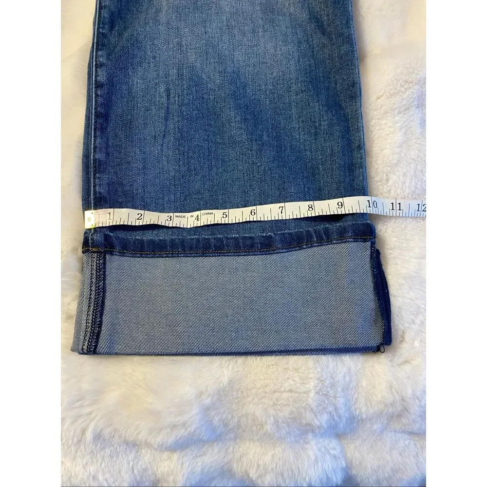 NWT Kut From the Kloth Charlotte High Rise Cuffed Wide Leg Jeans Size 12 - Picture 12 of 13